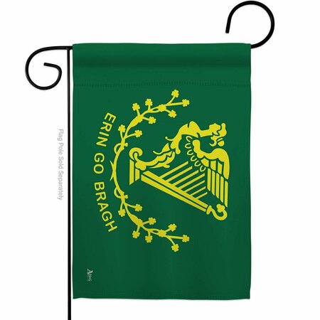 GUARDERIA G142114-BO Erin go Bragh Springtime St Patrick Double-Sided Decorative Garden Flag, Multi Color GU3910543